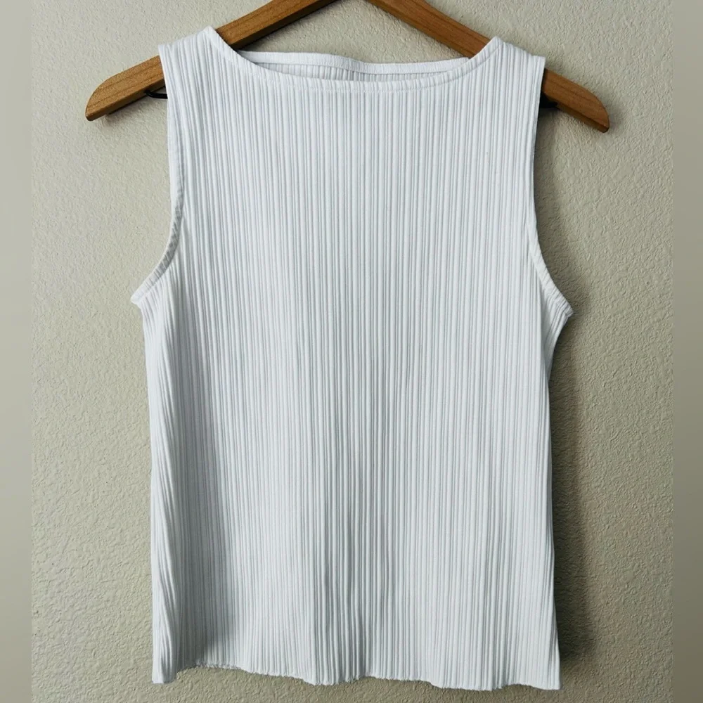 Madewell Ribbed Boatneck Tank - Picture 3 of 7
